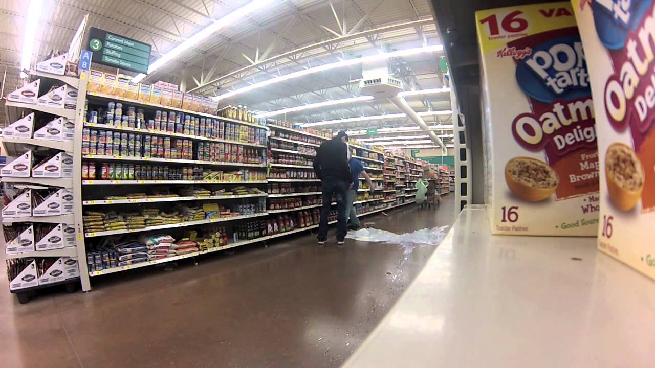 Milk Smash Prank at Walmart