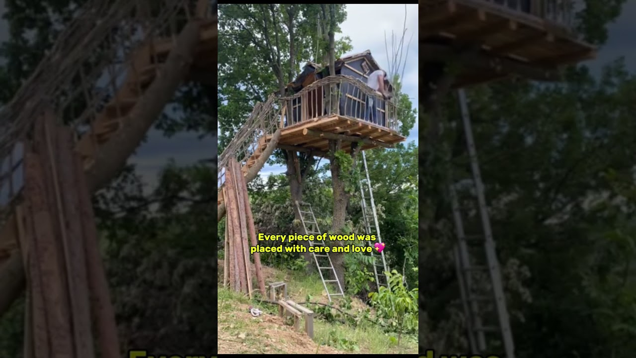 Building a Fairy-Tale Treehouse: Our Magical Journey at Lazdrohu Farm, Kosovo 🌳✨