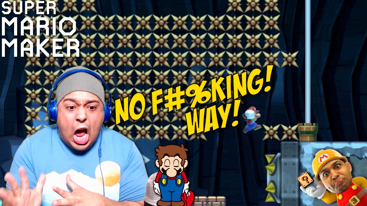 LOSING MY F#%KING MIND!! [SUPER MARIO MAKER] [#32]