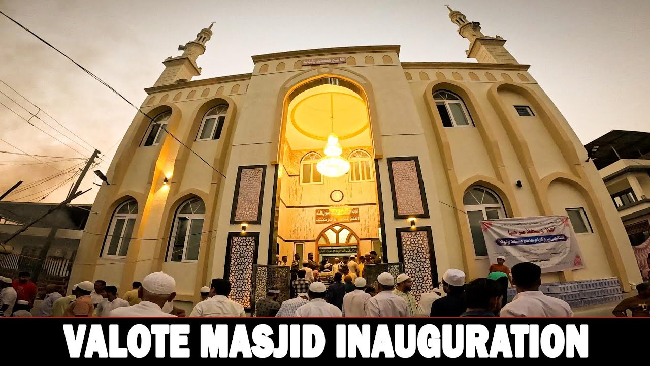 VALOTE MASJID INAUGURATION / kokani baat / junaid deshmukh vlog