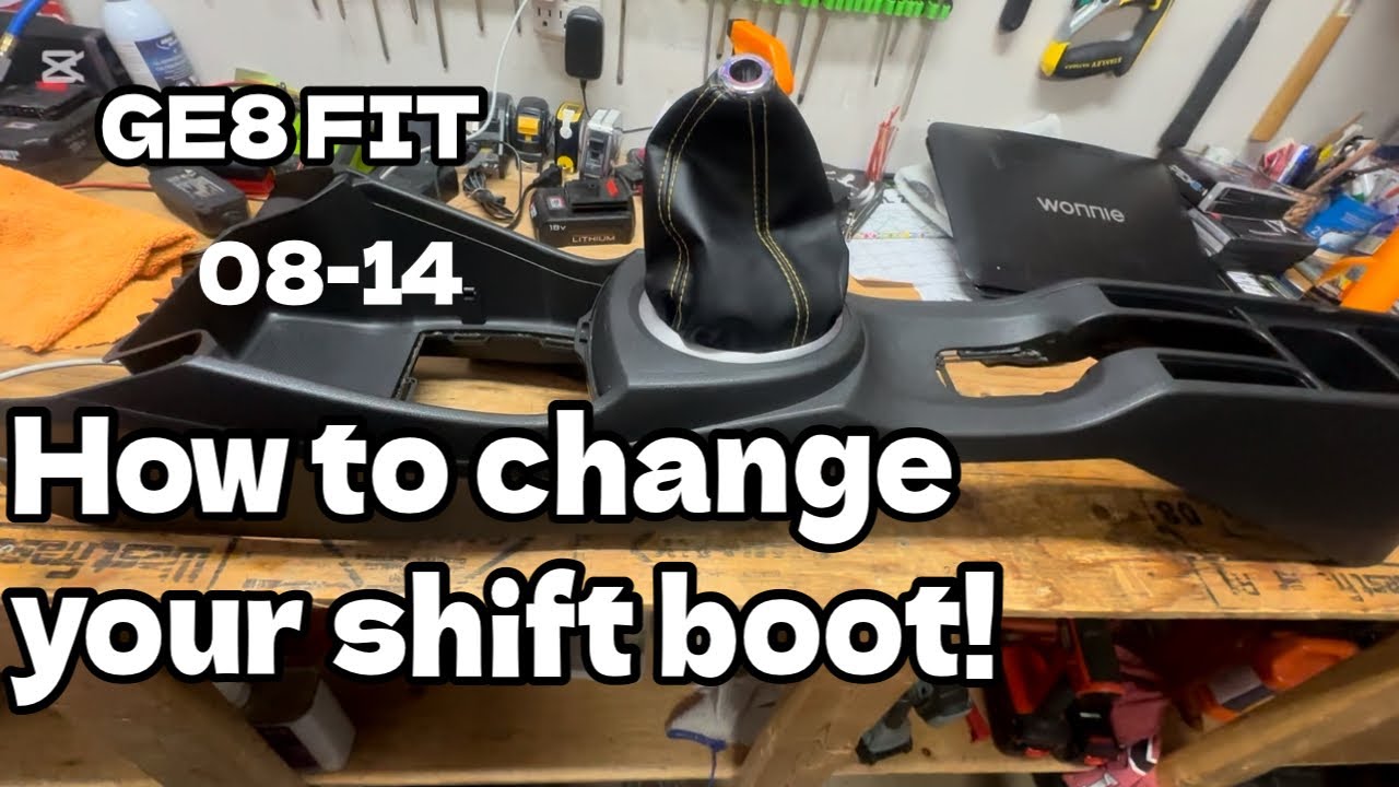 HOW TO CHANGE YOUR SHIFT BOOT ON A GE8 HONDA FIT (08-14)