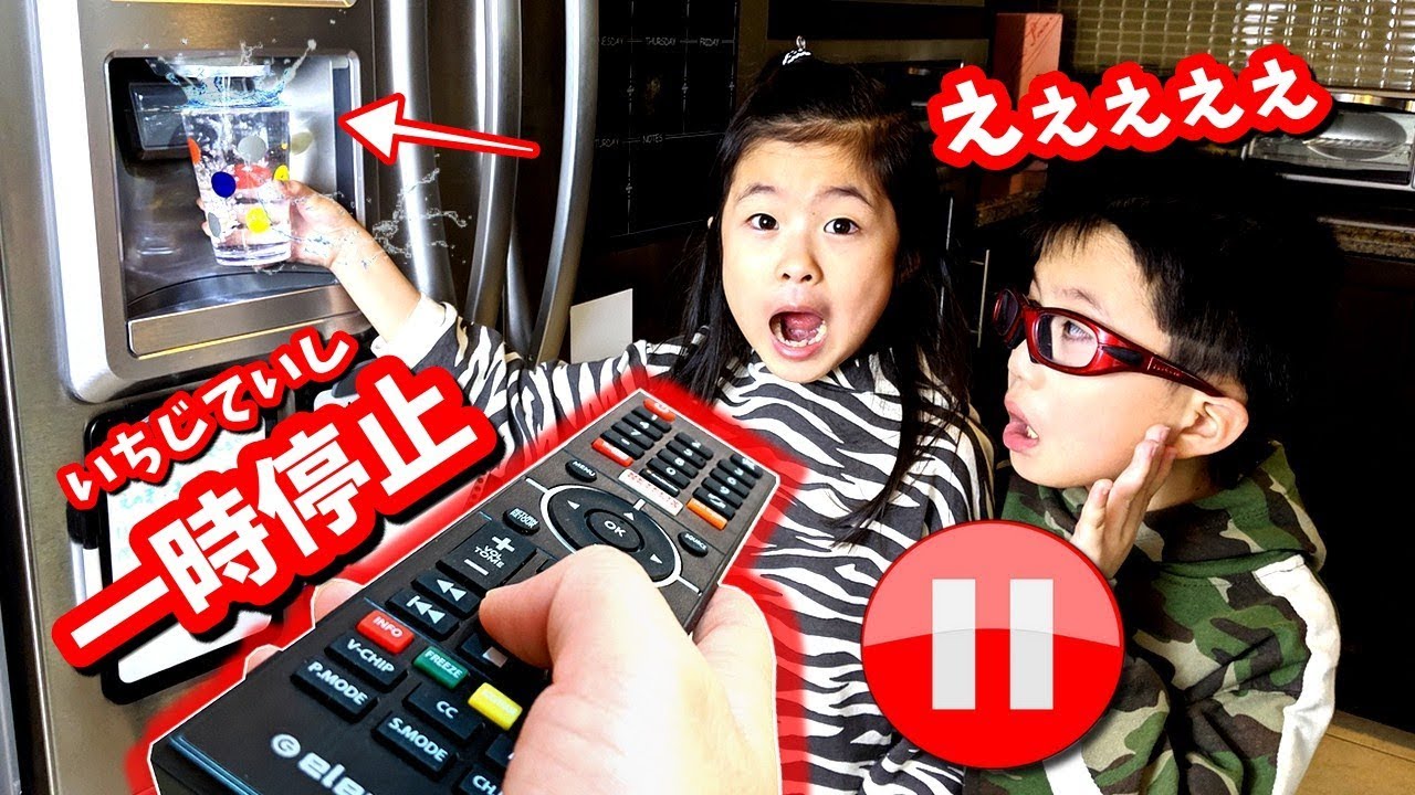えぇぇ ここで とまるの～😱 一時停止 ポーズ  チャレンジ😝 Pause Challenge