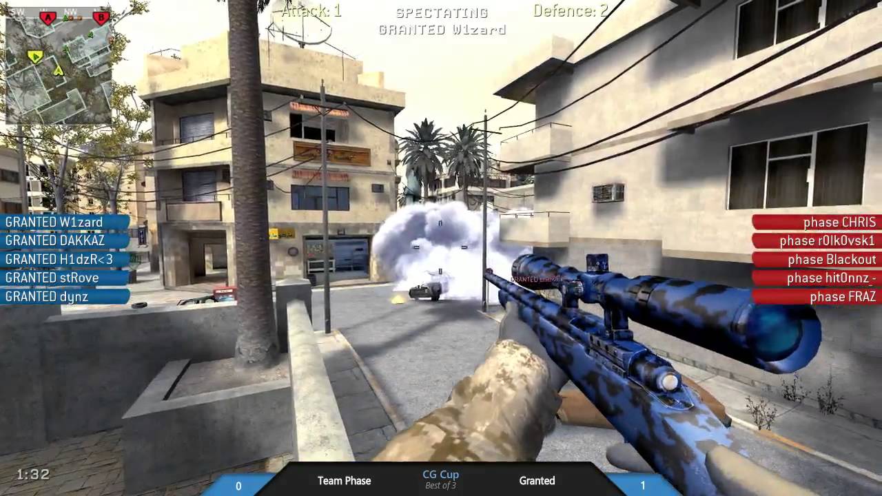 CyberGamer CoD4 Tournament - Grand Final - Team Phase Vs. Granted