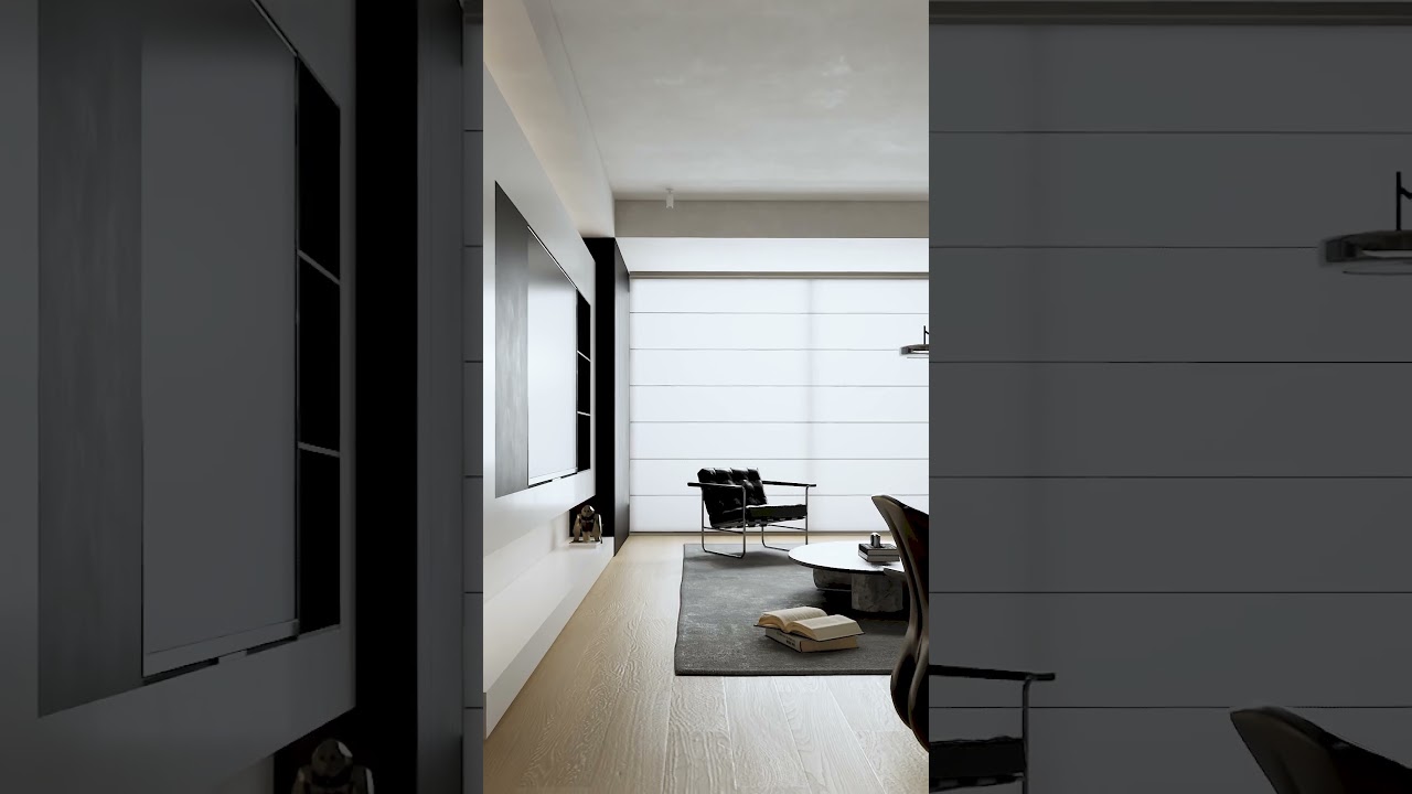 ANIMATED LIVING ROOM ENSCAPE 4.0 #architecture #enscape