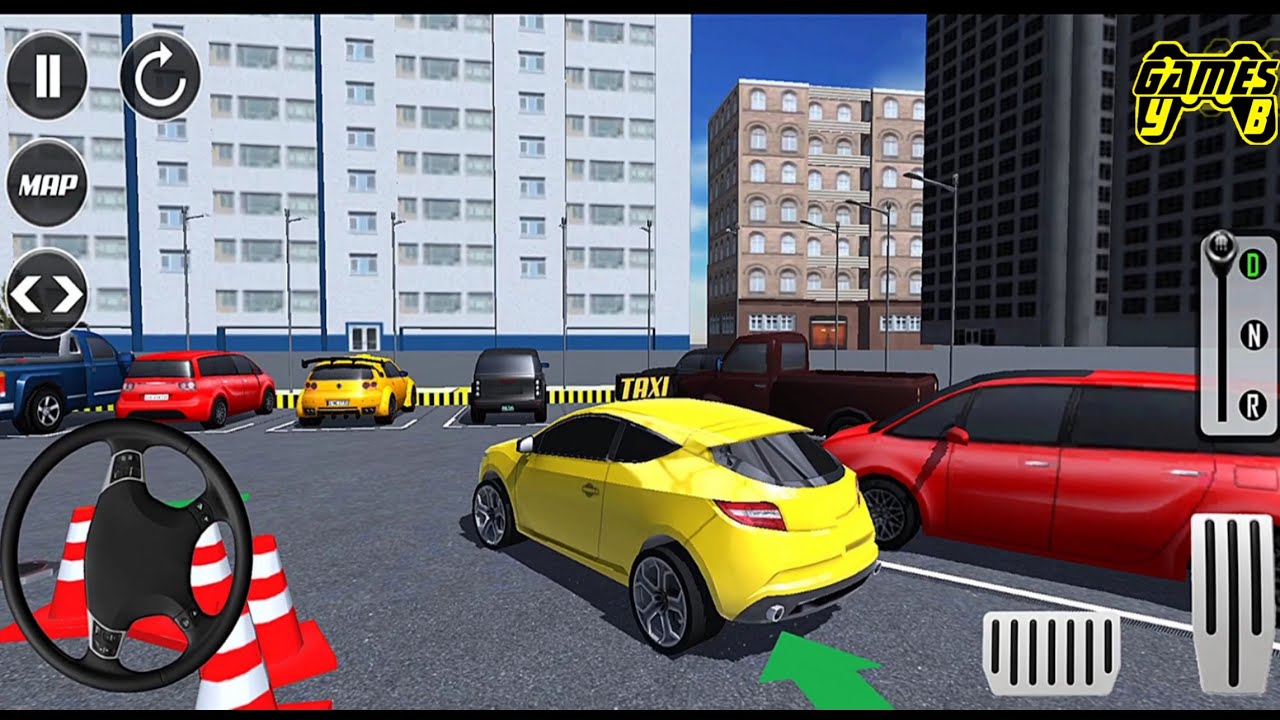 Taxi Parking Game: Modern Car Parking Drive #Part4 (Advance Mode) - Android Gameplay 1080p60