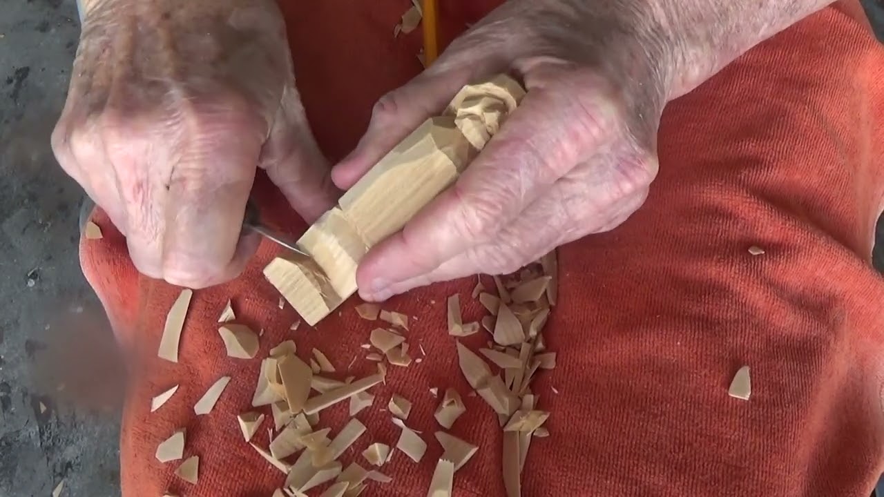 Whittling The Little Sailor Out Of A Block Of Wood Part 2