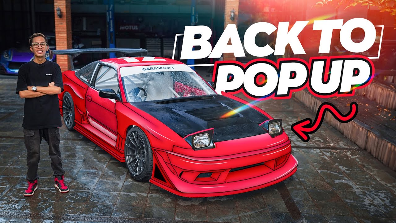 Wajah Baru Silvia Jadi-jadian! 180SX GP Sports Body Kit‼️