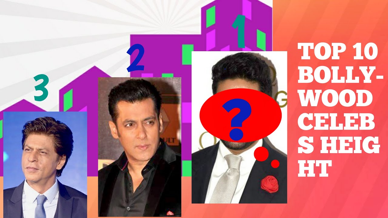 Top 10 famous Bollywood celebrity without shoes real height in 2021