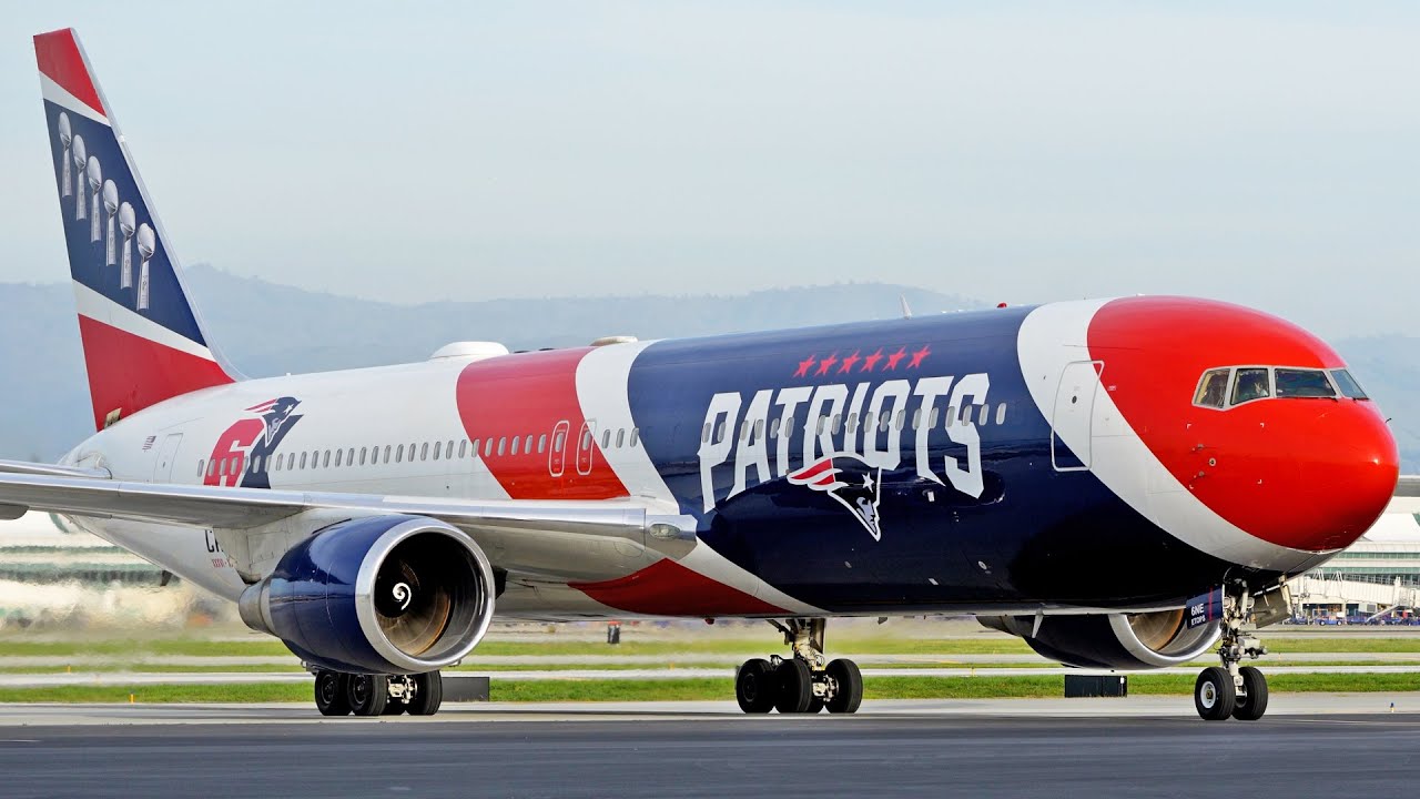 NEW ENGLAND PATRIOTS ARRIVE AT SJC FOR SUPER BOWL LX