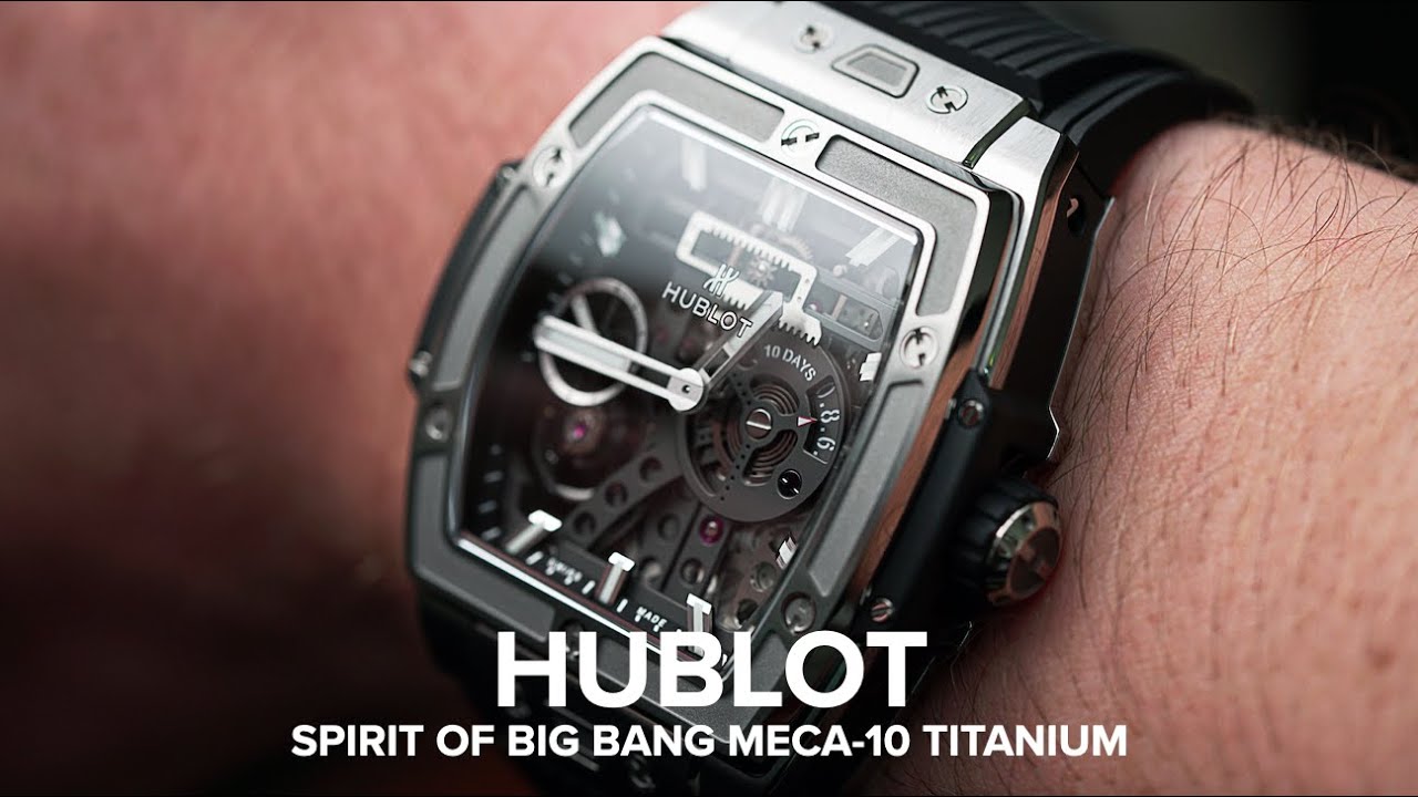The technical tour de force of the Hublot Spirit of Big Bang Meca-10 Titanium