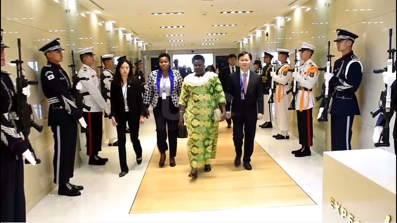 VP Alupo arrives in Seoul - To represent H.E Yoweri Museveni at the Korea-Africa summit