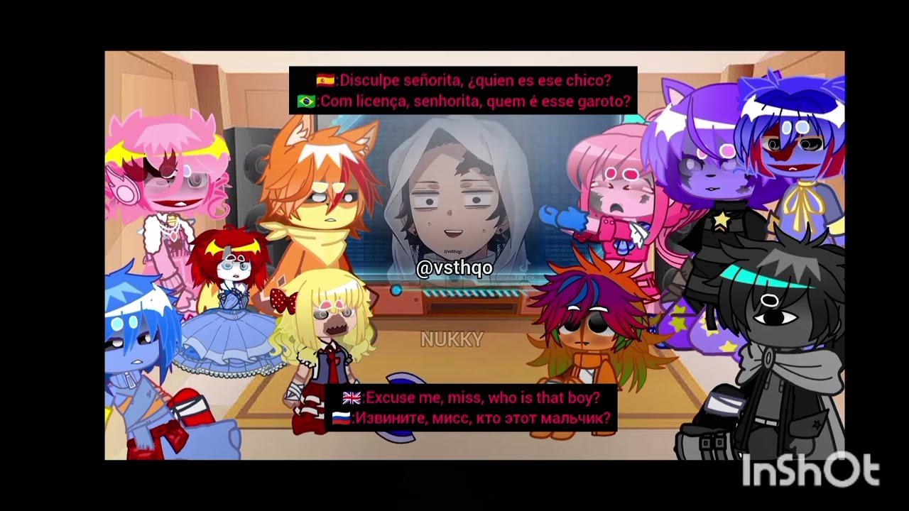 Poppy playtime react to Player as Nezuko Kamado 4/1 🇧🇷/🇷🇺/🇺🇲/🇪🇸| 2X!