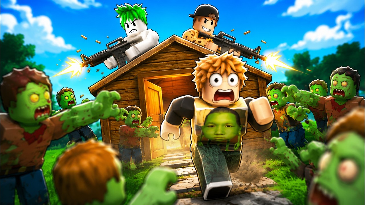 Сможем ли мы выжить на арене зомби в Roblox?
