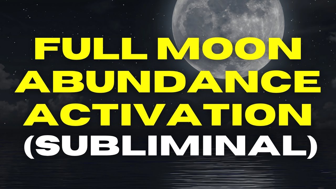 Manifest Unlimited Wealth: Full Moon Money Ritual Tonight 🌕💫