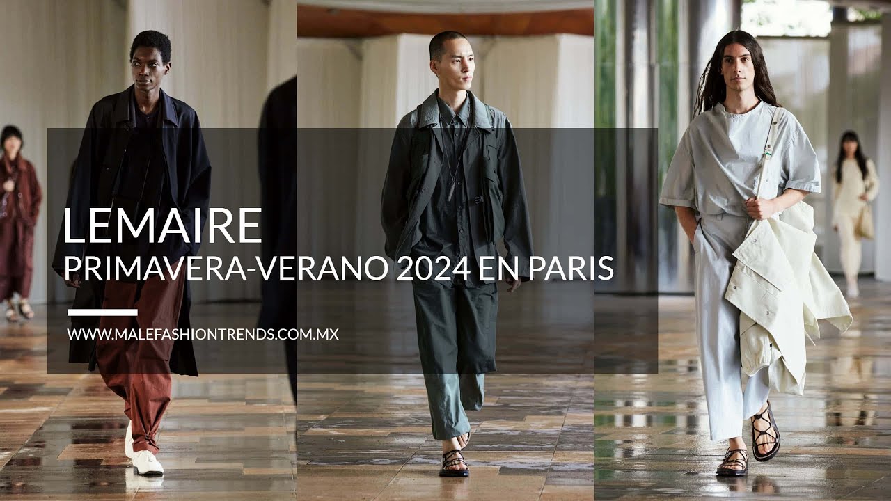 LEMAIRE Desfile Primavera-Verano 2024 en la semana de la moda de Par&iacute;s