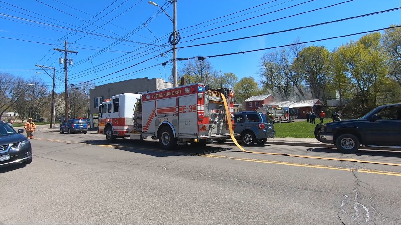 Building Fire, Town of Vestal, 04/26/2021