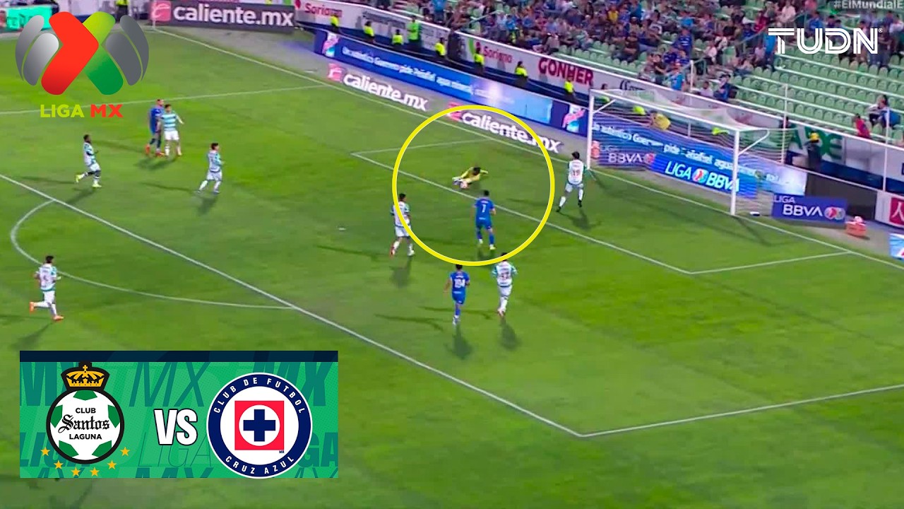 &iexcl;ENORME Acevedo!I Santos vs Cruz Azul | Liga MX - Jornada 9 Clausura 2026 | TUDN