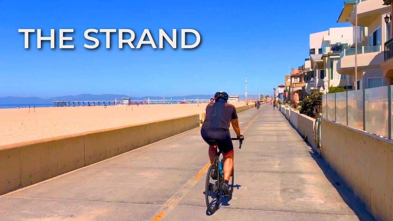 Relaxing Hermosa Strand Walk ☀️ Herondo St to Pier & Back | Beach POV 4K