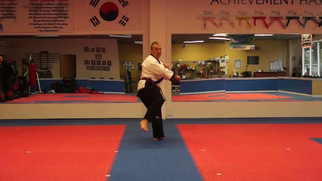 Round Kick Forward Stance