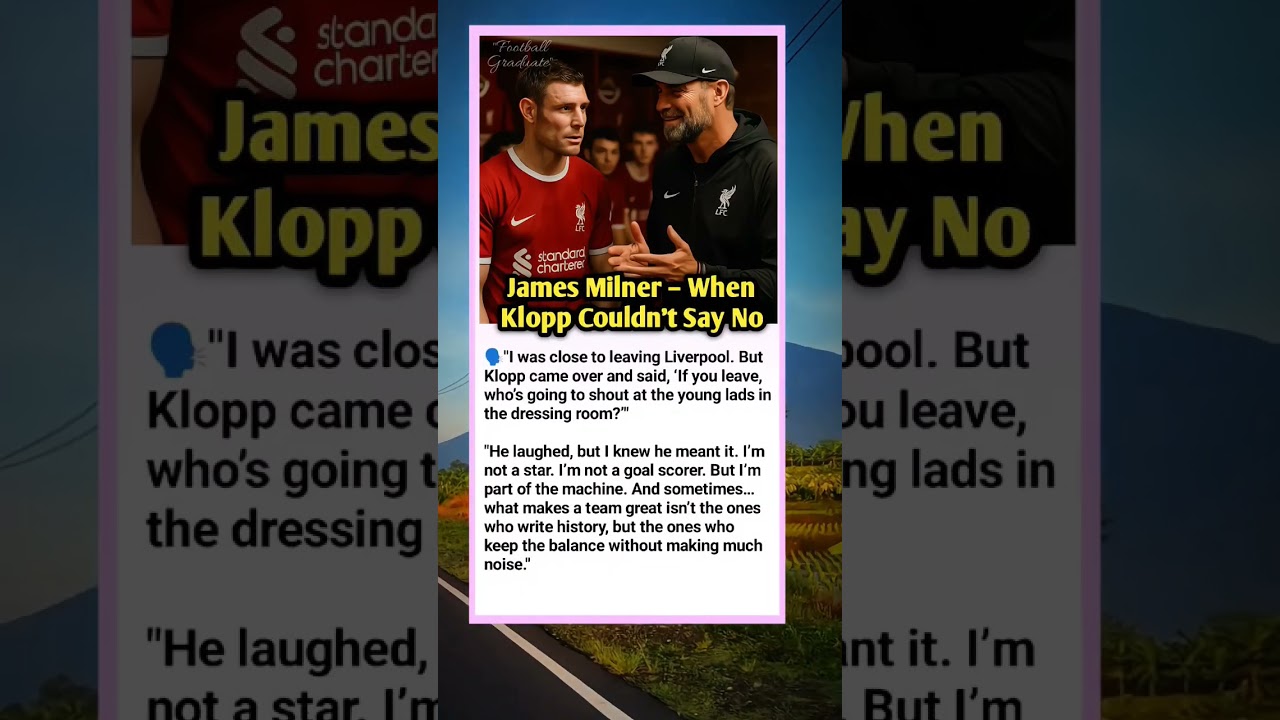 James Milner &ndash; When Klopp Couldn&rsquo;t Say No #football #jurgenklopp #milner #liverpool #shorts #fyp
