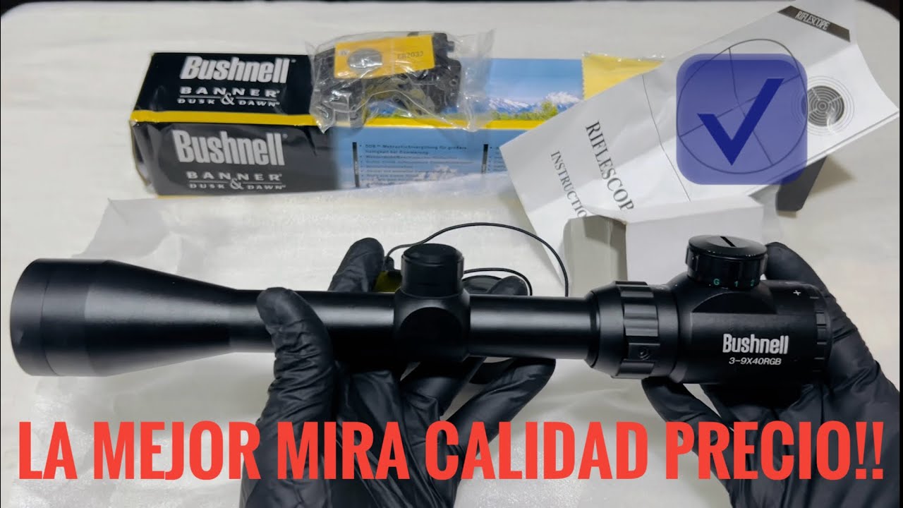Unboxing Mira Telescopica Bushnell Banner 3x9x40 con Reticula Iluminada⚡️