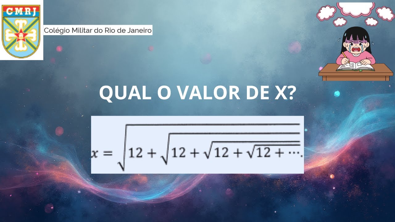 QUETSÃO CMRJ. QUAL O VALOR DE X?