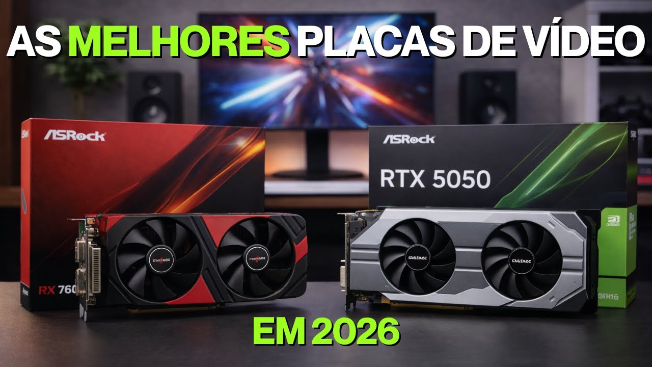 Qual placa de vídeo comprar em 2026? Top opções pra PC gamer