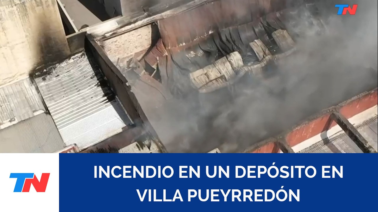 VILLA PUEYRREDÓN: incendio en el depósito de un bazar, 120 evacuados