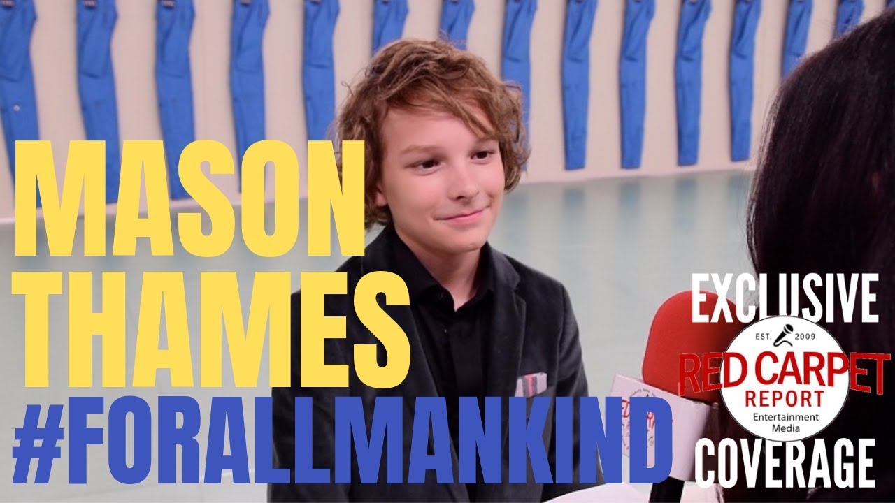 Mason Thames interviewed at the For All Mankind Premiere coming to Apple TV+ 11/1