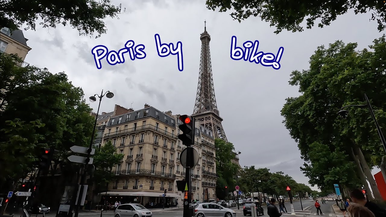 Biking an 8 year old across Paris (Panthéon to Eiffel Tower)