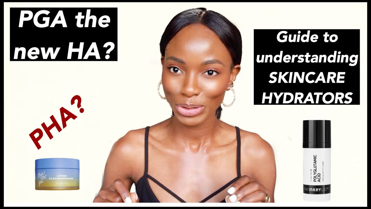 Inkey List POLYGLUTAMIC Acid vs HYALURONIC Acid vs POLYHYDROXY Acid | BEST SKINCARE HYDRATORS 🙌🏾
