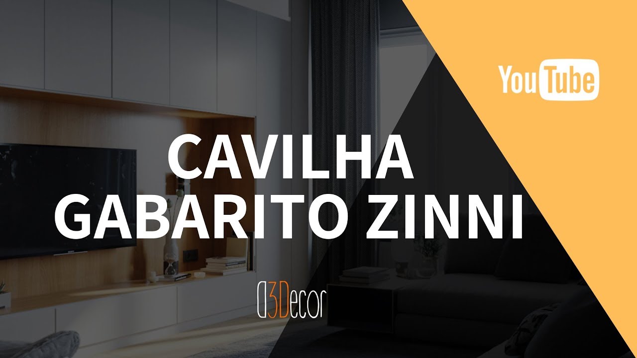 D3Decor ensina - Cavilha com gabarito Zinni