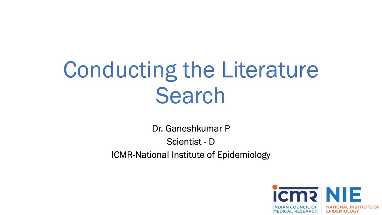 Conducting the Literature Search
