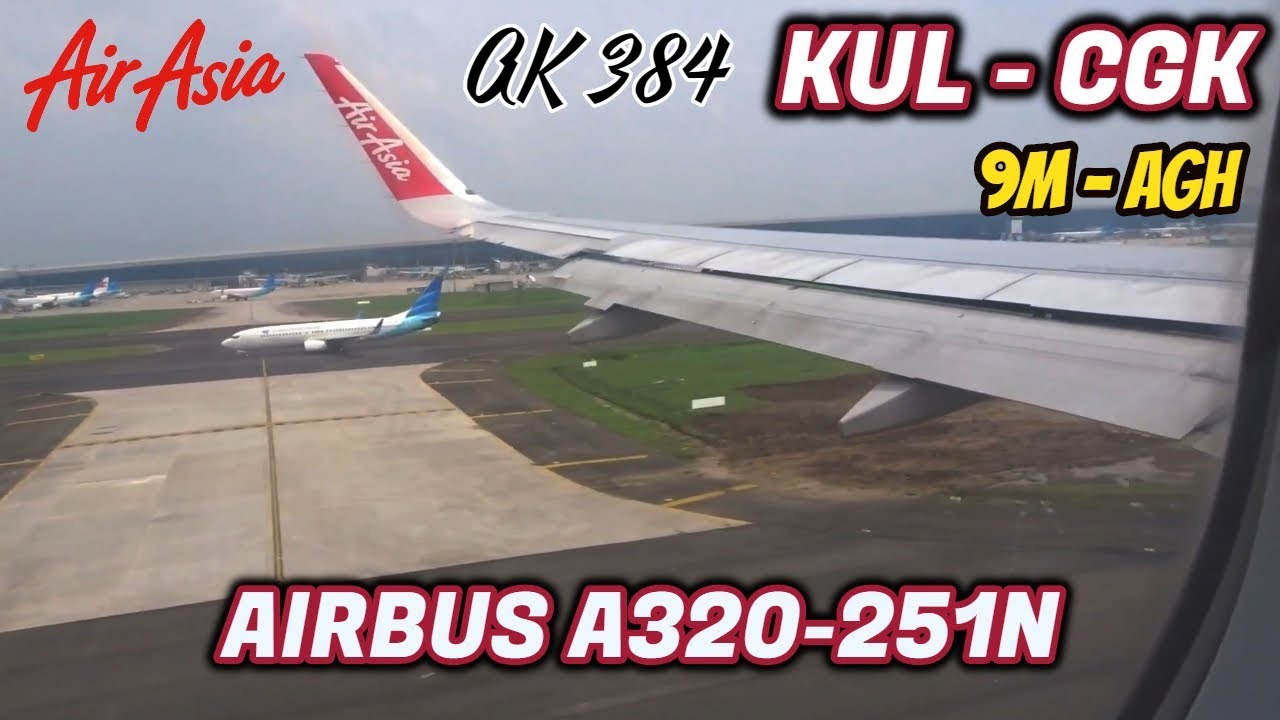 MY FIRST LANDING IN JAKARTA! | AirAsia Airbus A320N Landing @ Soekarno Hatta | KUL - CGK