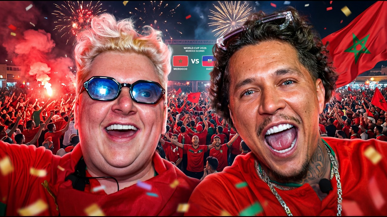 YORDI EN MARC JUNIOR VLOGEN NAAR MAROKKO OM HET WK HIER TE KIJKEN...