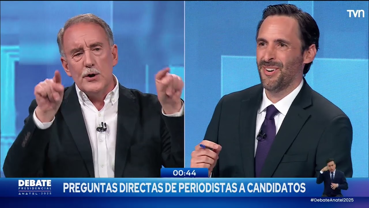 El cruce de Eduardo Artés y Daniel Matamala: “No estoy en debate contigo” | 24 Horas TVN Chile