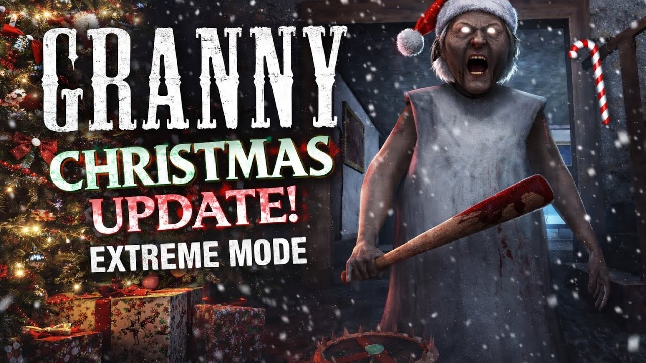 Granny 1 New Christmas Update Extreme mode door escape RCRGAMERZ 