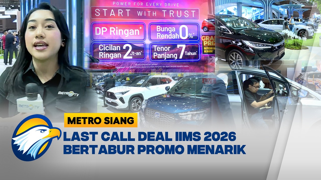Hari Terakhir IIMS 2026 Makin Ramai dan Bertabur Promo Menarik! [Metro Siang]