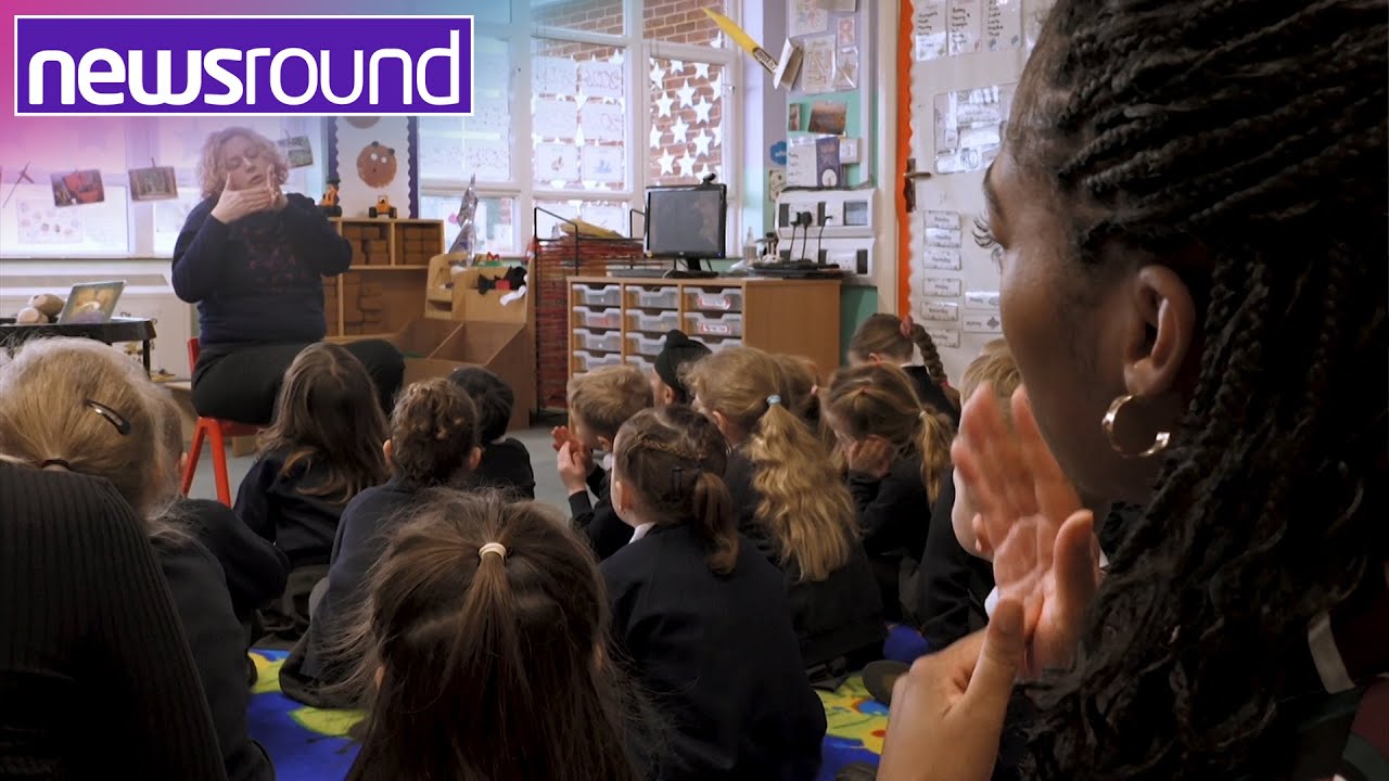 Learning sign language at primary school | Newsround