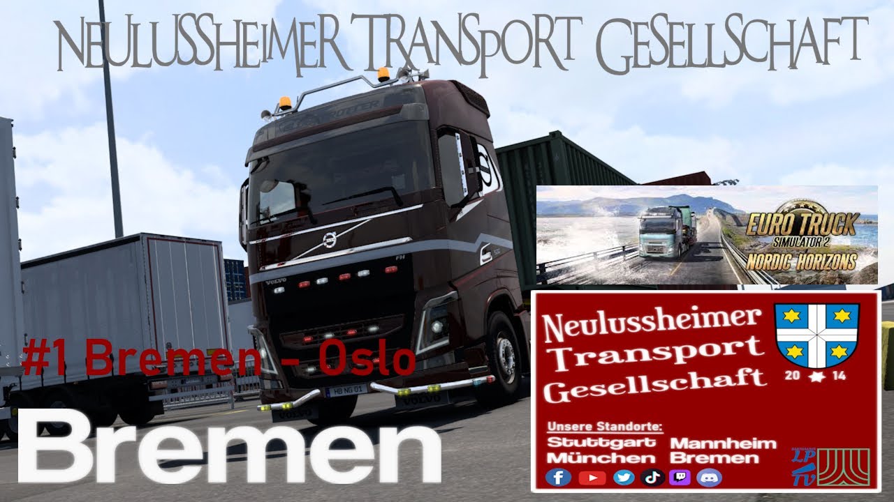 #1 Bremen nach Osloa #volvofh5  [#ets2 🔞][🏬#NTG][ #Community][#bremen ]