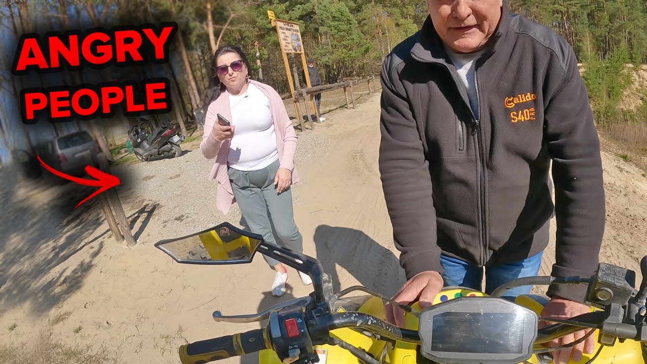 Angry People vs Quad / Cross *Przypał na żwirowni*