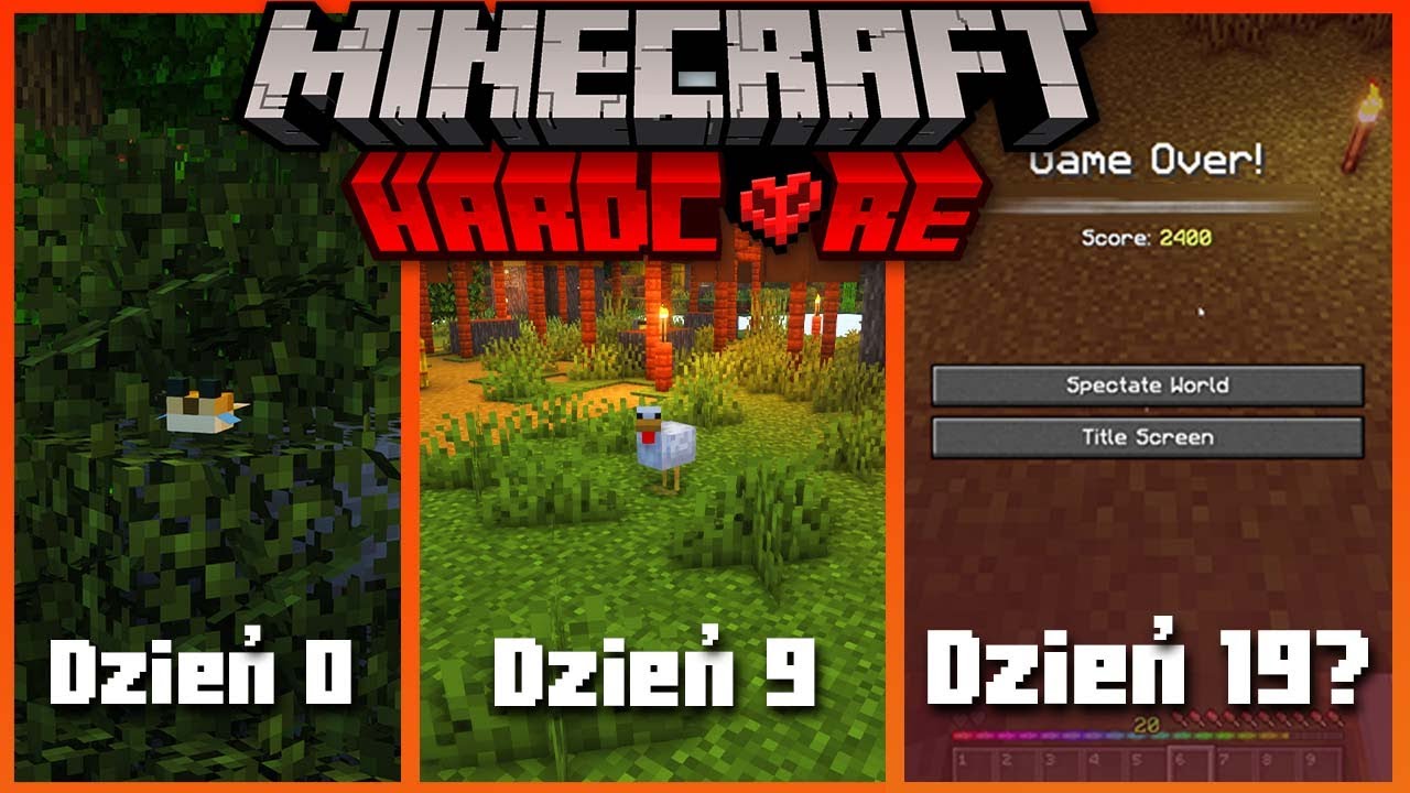 Przeżyłem 18 DNI będąc zmiennokształtnym w Minecraft HARDCORE 1.20?