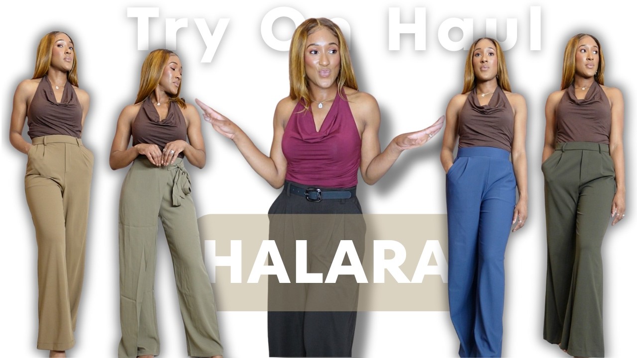 The BEST Comfortable Work Pants? | Halara Try-On & Review