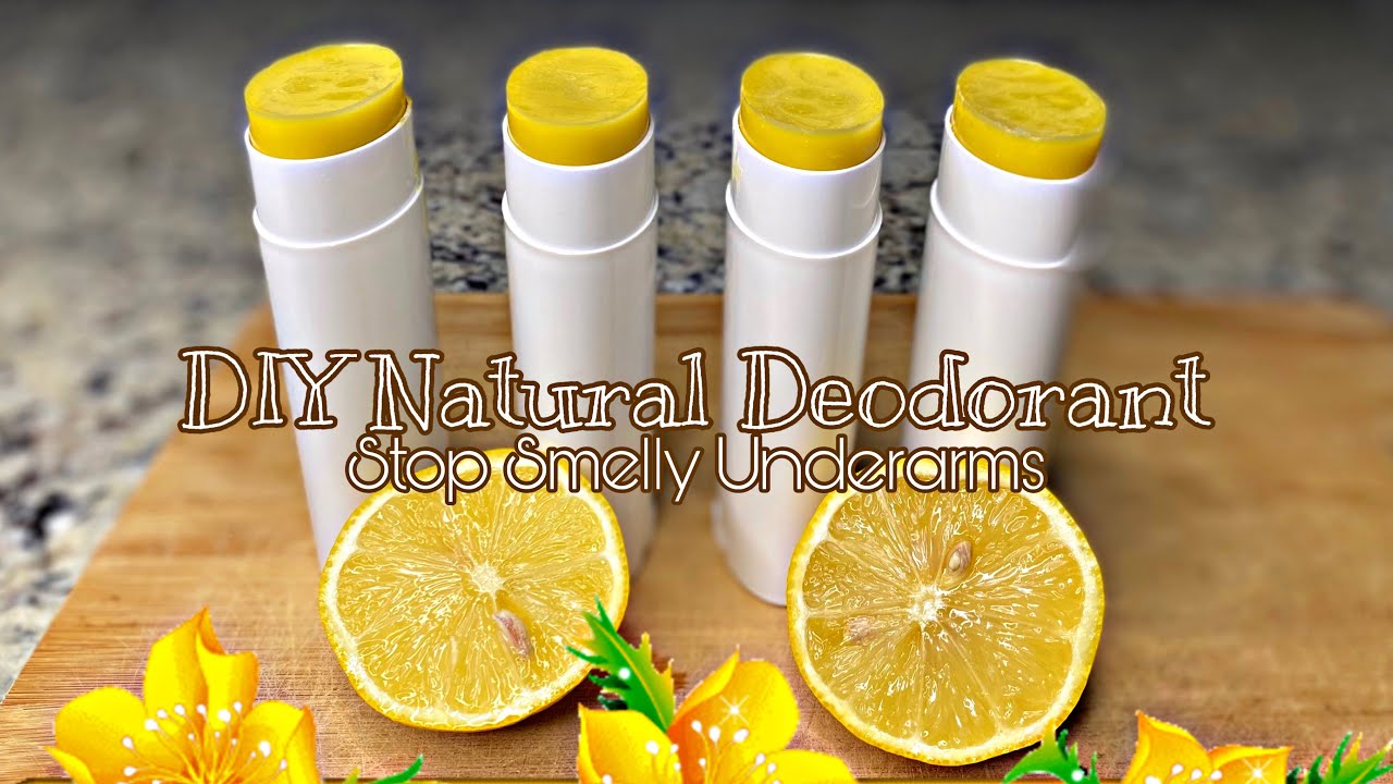 Natural Homemade Deodorant | How to make homemade deodorant