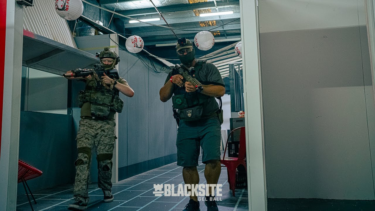 Blacksite Gelball Indoor CQB Gel blaster skirmish