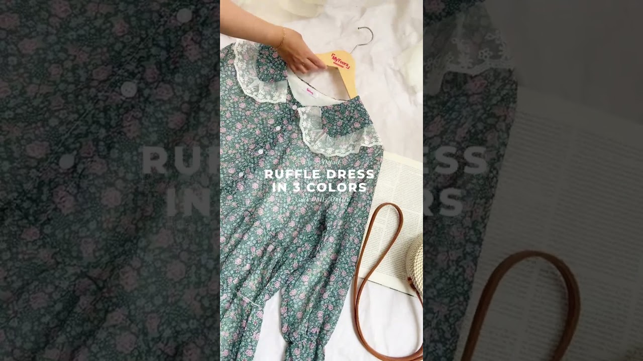 Ruffle Dress in 3 Colors