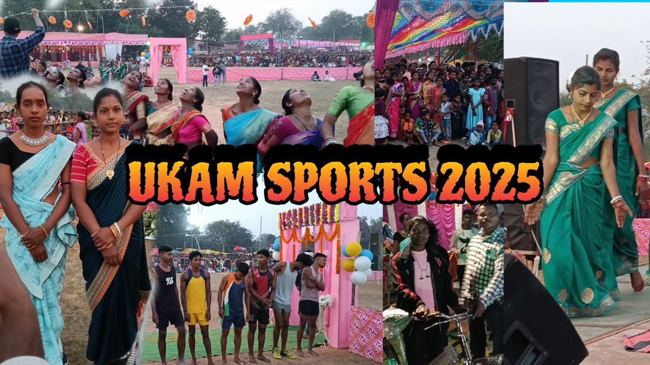 UKAM SPORTS 2025 | New santali sports program video 2025 | sports program vlogs 2025 | Ukam sports