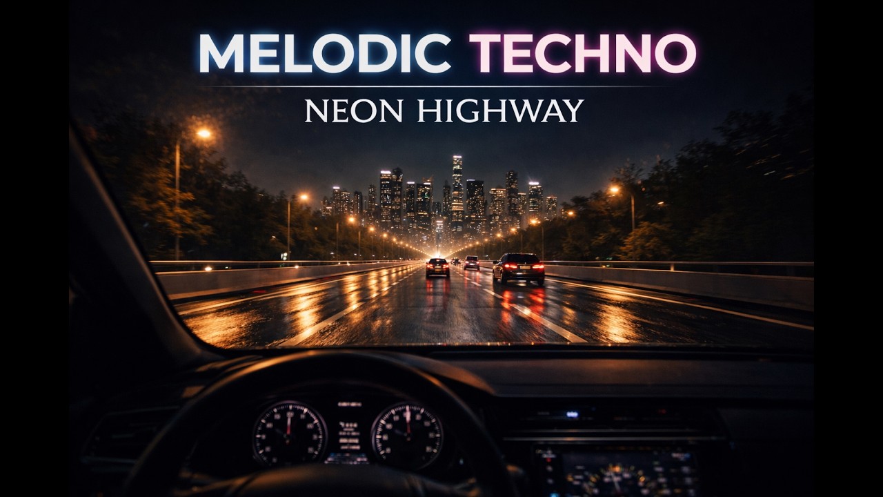 Night Drive Melodic Techno Vol. 16 | Neon Highway – Deep Focus Mix