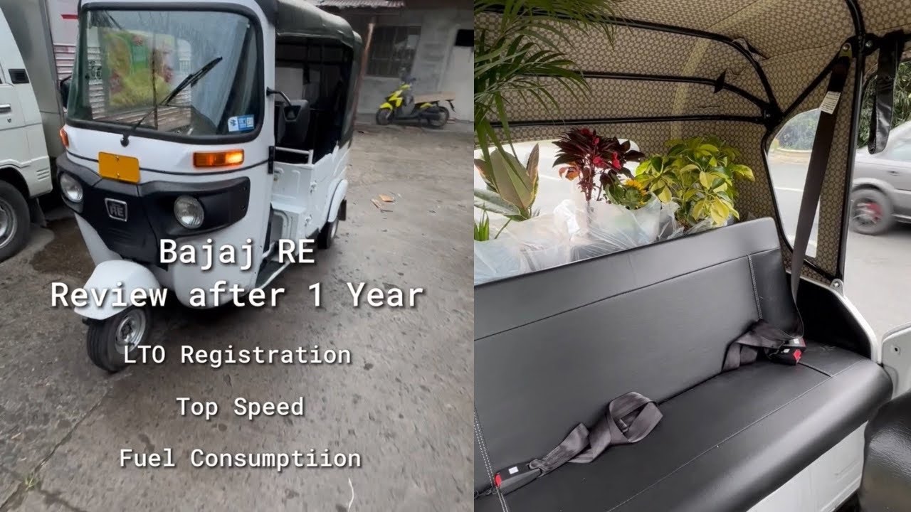 Bajaj RE Review after 1 year / LTO Registration / Top Speed / Fuel Consumption