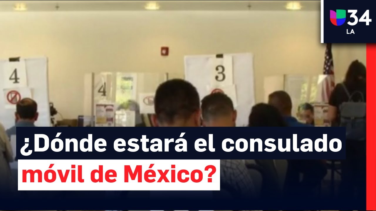 ¿Necesitas pasaporte o matrícula? Consulados móviles de México llegan a San Fernando